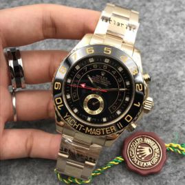 Picture of Rolex Ym2 Series Black Plate Rose Steel Belt 44mm14mm _SKU0906182329485005